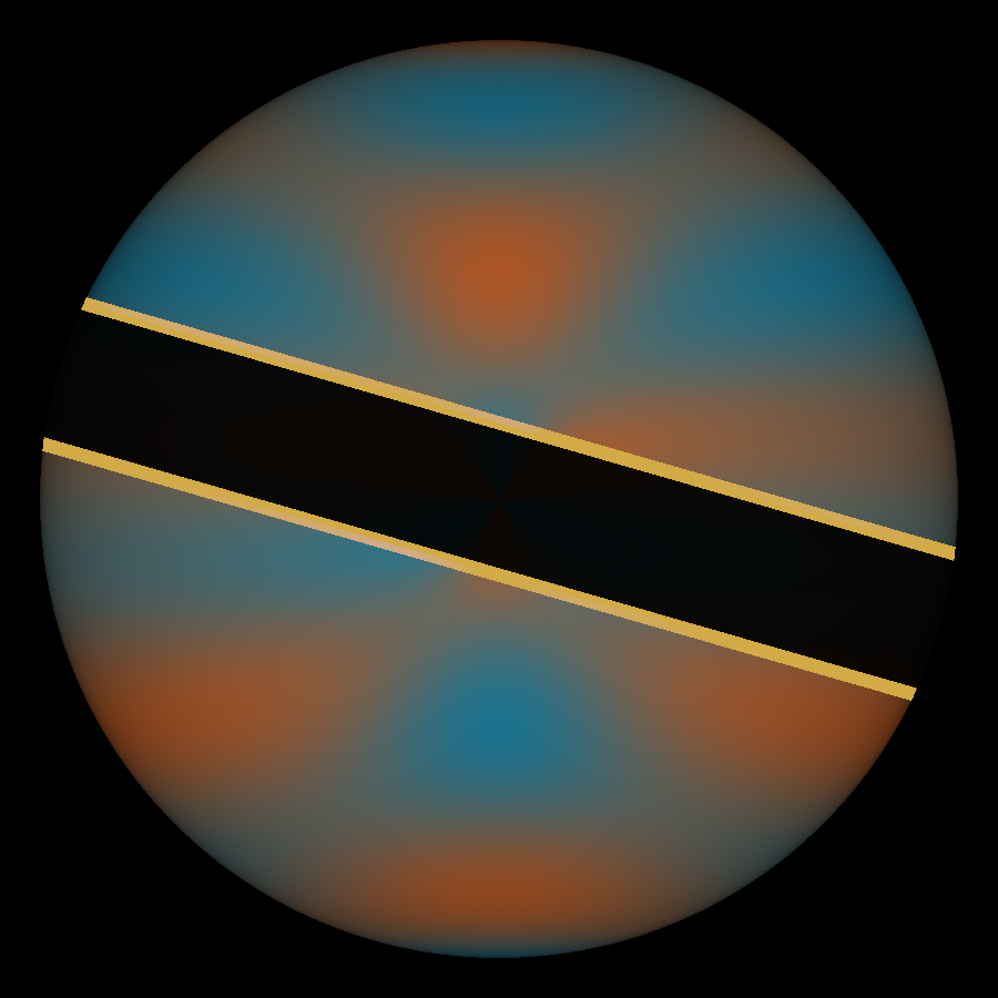 GMaster masked power-spectrum emblem